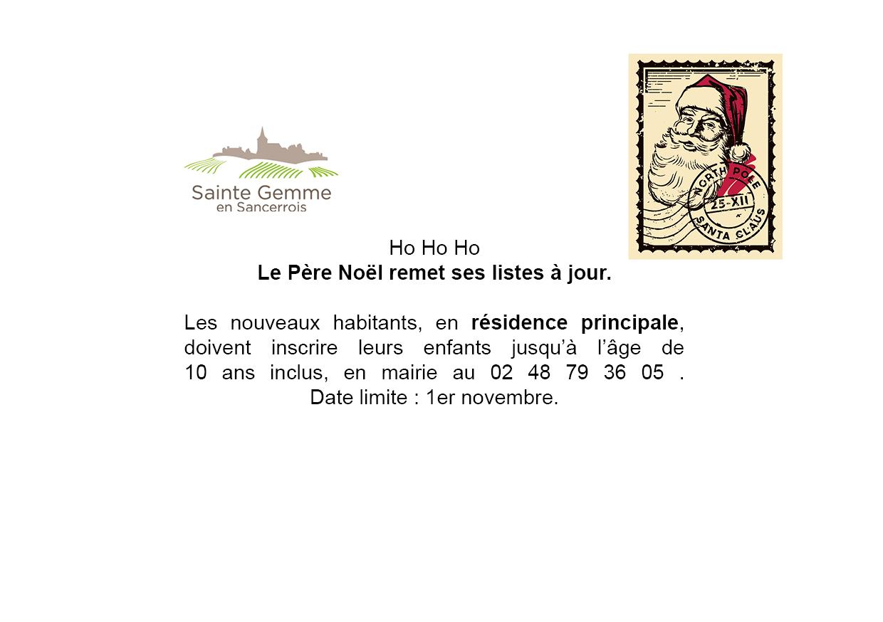Info pere noel2025 inscriptions