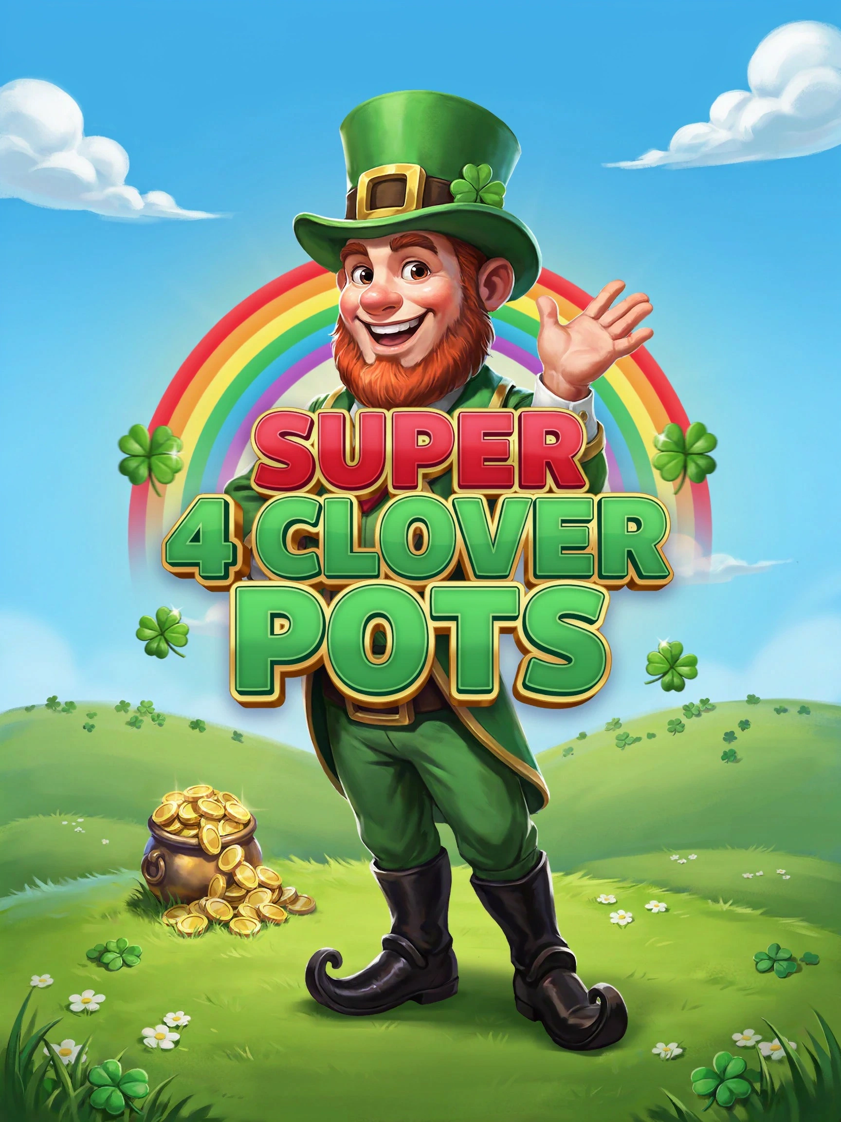 Super 4 Clover Pots slot game tile