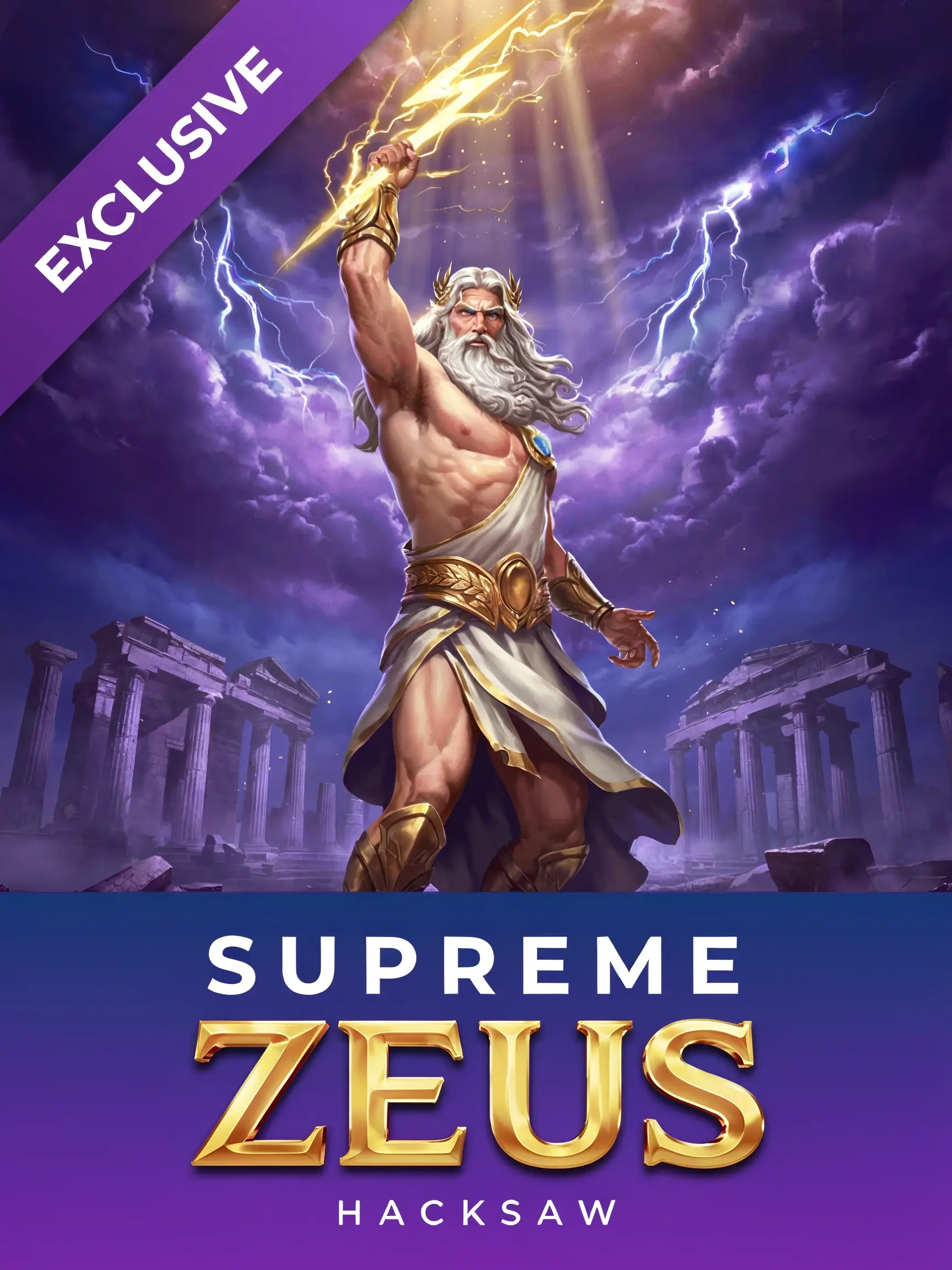 In-game art from the Supreme Zeus pokie