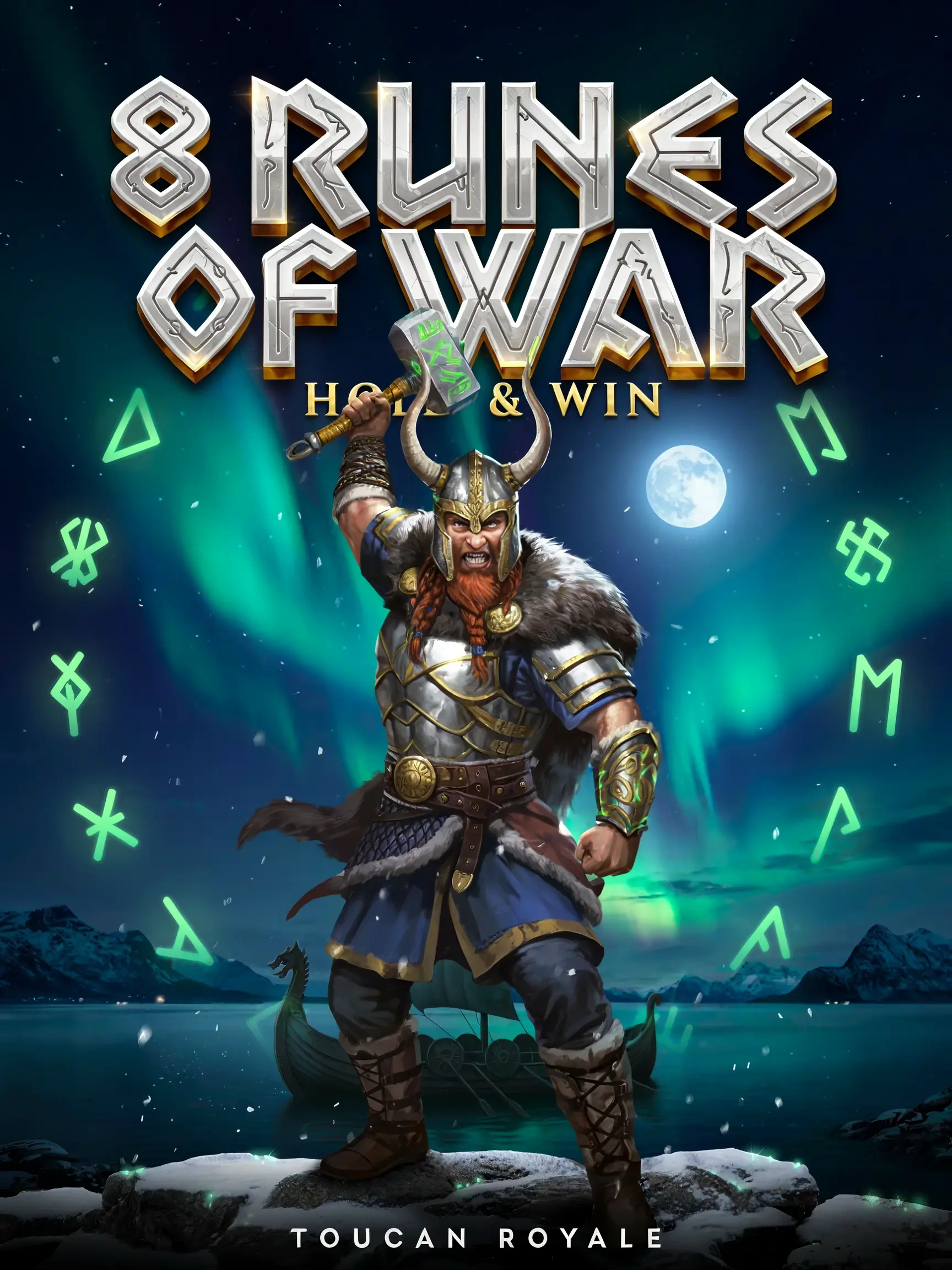 Cover tile for the 8 Runes of War pokie